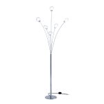 LAMPARA PIE MISTERIO II Cromo 6 luces led