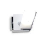 APLIQUE RAYO 1 luz Blanco/Cromo led