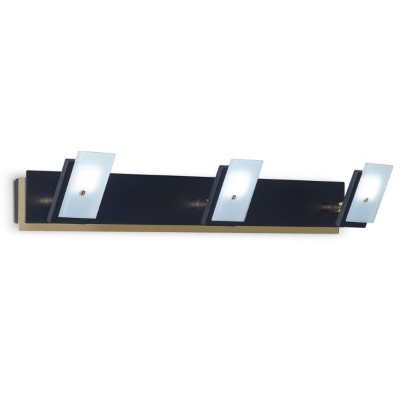 RAYO Aplique de 3 luces LED