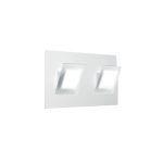 APLIQUE WIT  2 luces Blanco led