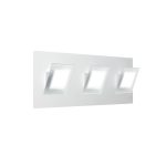 APLIQUE WIT 3 luces Blanco led