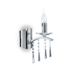 APLIQUE SALOME 1 luz Cromo apto Led