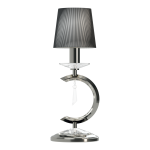 VELADOR SALOME Cromo c/pantalla apto led