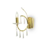 APLIQUE REINA 1 luz Oro apto Led