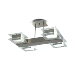 PLAFON 5010-4  4 luces apto led