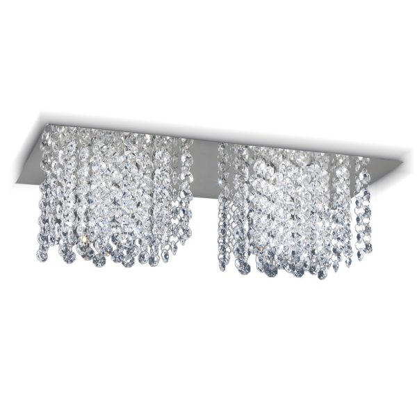 TINA Plafon 2 luces incluye lampara de led