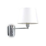 APLIQUE BARCELONA 1 luz Cromo apto Led