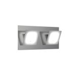 APLIQUE WIT 2 luces Cromo led