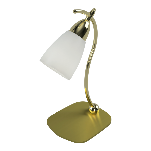 Velador Sol Dorado apto lampara led