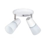 PLAFON ECO 2 luces Blanco apto led