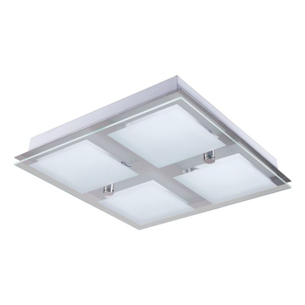 ESCORPIO Plafon 4 luces apto lampara led