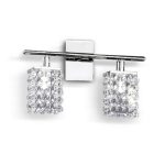 APLIQUE PYTON 2 luces Cromo apto led