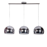 COLGANTE GUCHA  3 luces Cromo apto led