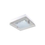 PLAFON ESCORPIO 1 luz Acero apto led