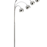 LAMPARA PIE MIRO 4 luces Cromo apta Led