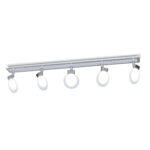 APLIQUE/SISTEMA MISTERIO LINEAL 5 luces Blanco/Cromo Led