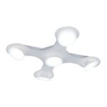 PLAFON DRON  5 luces Blanco  Led
