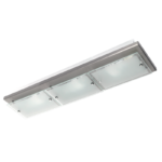 PLAFON PCS/3 3 luces Acero apto led