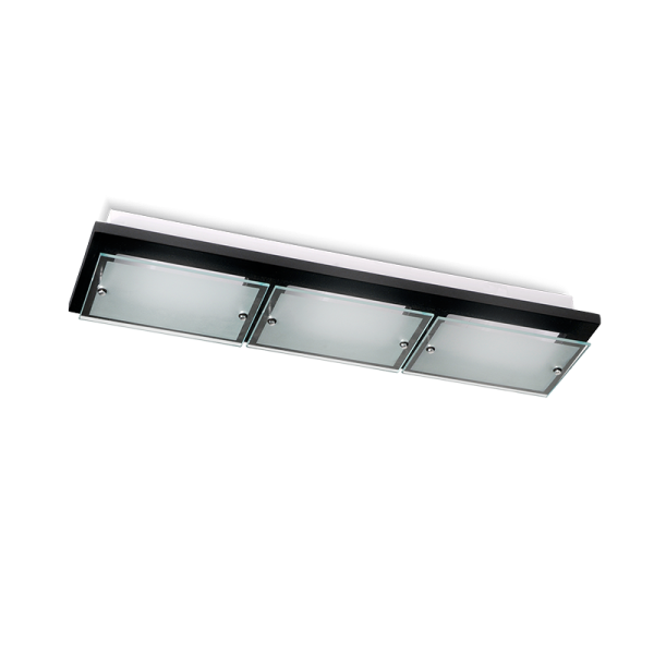 PWS/3 Plafon wengue de 3 luces apto para led