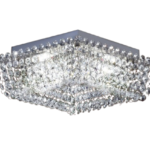 PLAFON PATAGONIA  4 luces Strass led
