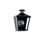 MEDIO FAROL 47 1 luz Negro apto led