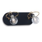 APLIQUE LUCIANA  2 luces Negro/Oro incluye lámparas  led