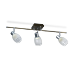 SISTEMA 617  3 luces Acero apto led