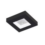 PLAFON FERREROS 1 luz Negro led