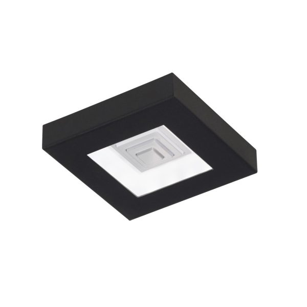 Plafon 1 luz Ferreros Negro de led