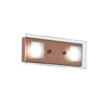 PLAFON/APLIQUE BATTI 2 luces   Cobre led