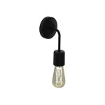 APLIQUE VINTAGE 1 luz Negro apto led