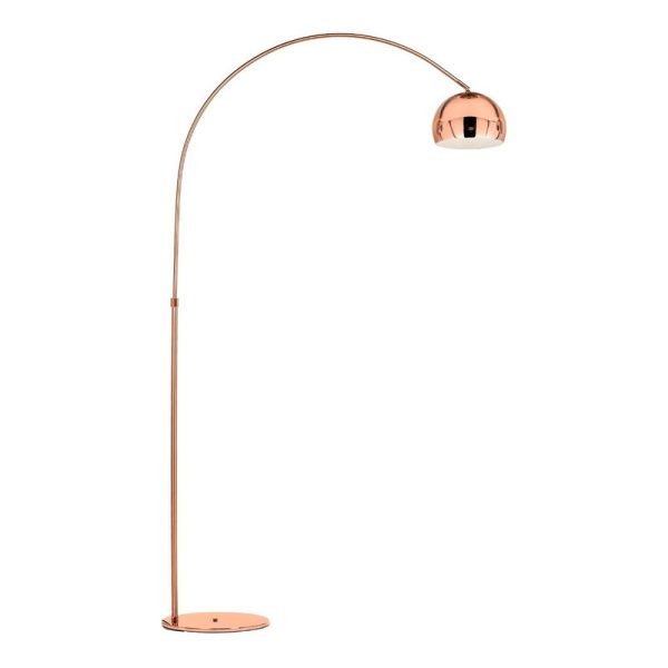 Lampara de Pie Arco Medium Cobre