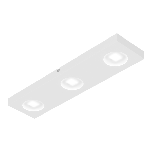 Plafón Eye 3 luces de led color blanco