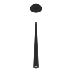 COLGANTE KONOS  1 luz Negro led