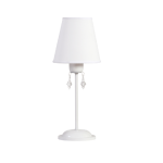 VELADOR AMORE  Blanco C/Strass apto led