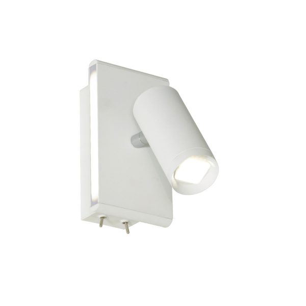 Aplique Duo 1 luz blanco de led