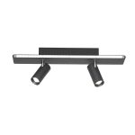 APLIQUE DUO 6 luces Negro led