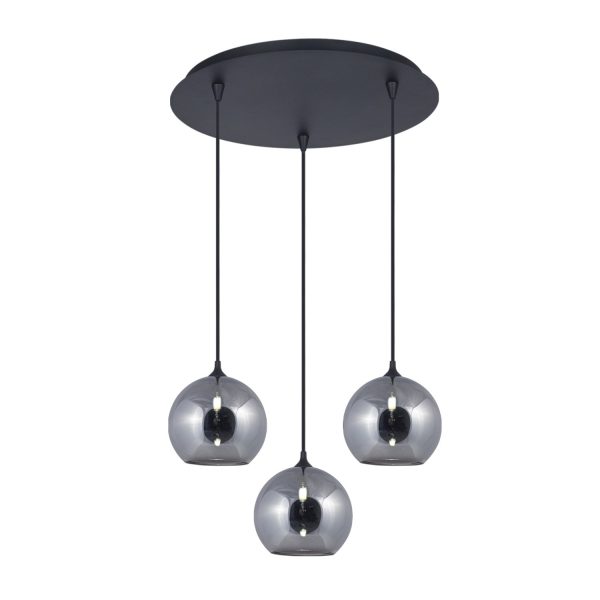 Colgante 3 luces Ariscani apto lampara led