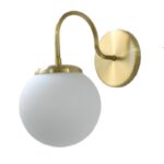 APLIQUE DELHI VINTAGE 1 luz Bronce apto  led