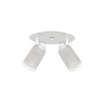 PLAFON 547  2 luces Blanco apto led