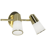 APLIQUE ECO+  2 luces Oro apto Led