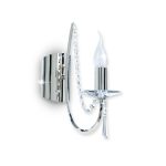 APLIQUE MARISA 1 luz Cromo apto led