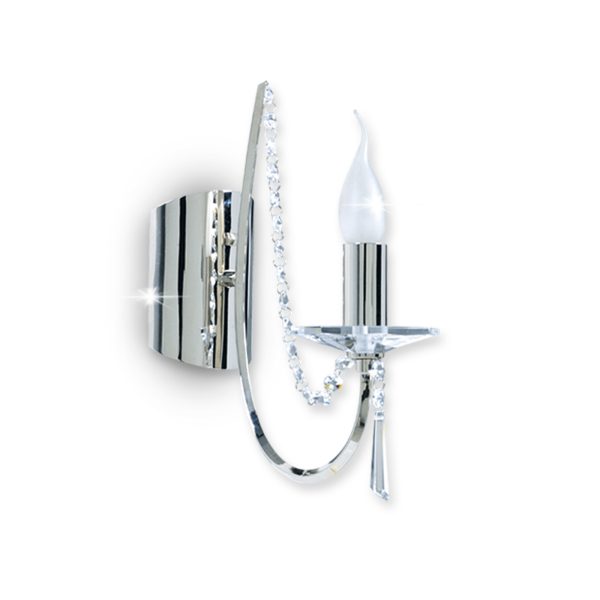 MARISA Aplique de 1 luz cromo apto para Led