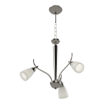 ARAÑA SOL  3 luces Cromo apto led