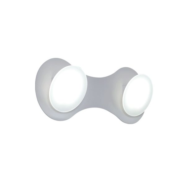 DRON Aplique 2 luces led blanco