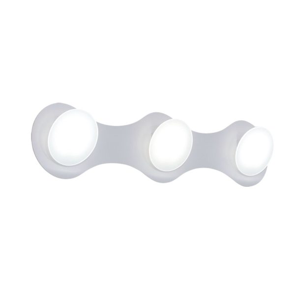 DRON Aplique 3 luces led blanco