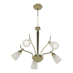 ARAÑA SOL 5 luces Cromo apto led