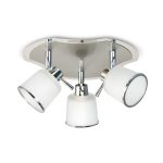 PLAFON FRANCISCO 3 luces apto led