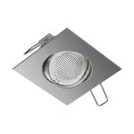 SPOT DE EMBUTIR 18525 Acero Cuadrado apto led