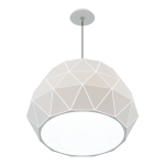 COLGANTE BARI GRANDE  1 luz Blanco apto Led